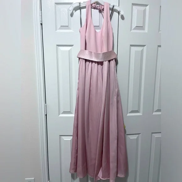 Vera Wang | Dresses | Blush Bridesmaids A Line Halter Top Dress | Poshmark Vera Wang | Dresses | Blush Bridesmaids A Line Halter Top Dress | Poshmark